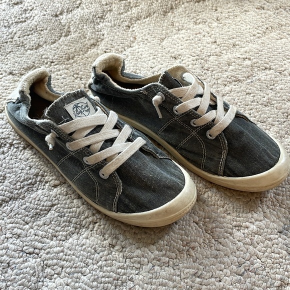 Roxy Bayshore Women’s 9 Gray Denim - Picture 3 of 4